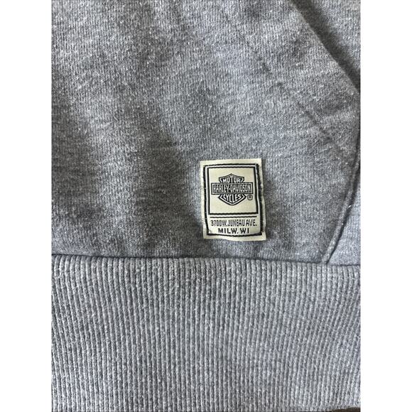 Women’s Harley Davidson Motorcycle Hooded Pullover Sweatshirt Large - Picture 2 of 4